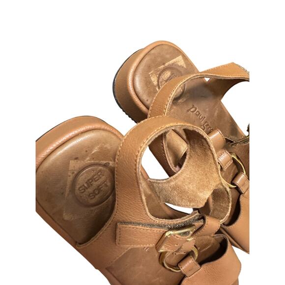 Paul Green Brown  Paul Taos Platform fisherman  Sandal size UK 6.5 / us 9 - Picture 3 of 12